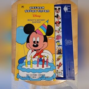 VTG Golden Sound Story Disney Mickey's Birthday Surprise  - Tested Works